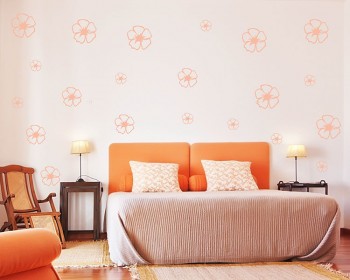 Lovely Flowers Pattern Wall Decal Nursery Modern Vinyl Sticker Lovely Flowers Pattern Wall Decal Nursery Modern Vinyl Sticker